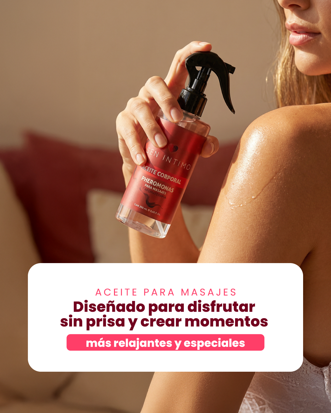 Aceite Para Masajes Y Aromaterapia x250ml Sen Intimo