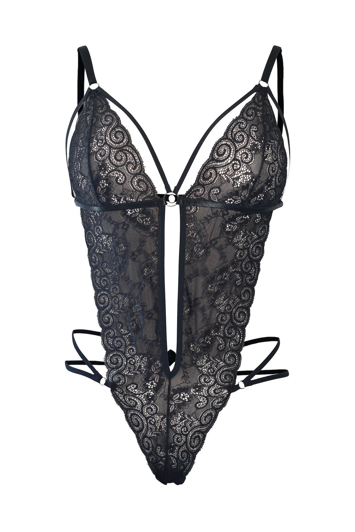 Body en Encaje Negro, un Encanto Inigualable - Elegancia Vibrante