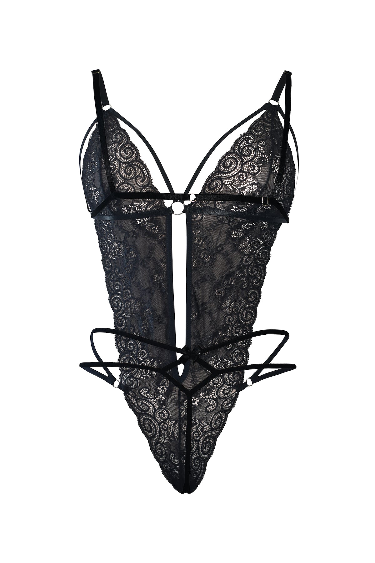Body en Encaje Negro, un Encanto Inigualable - Elegancia Vibrante