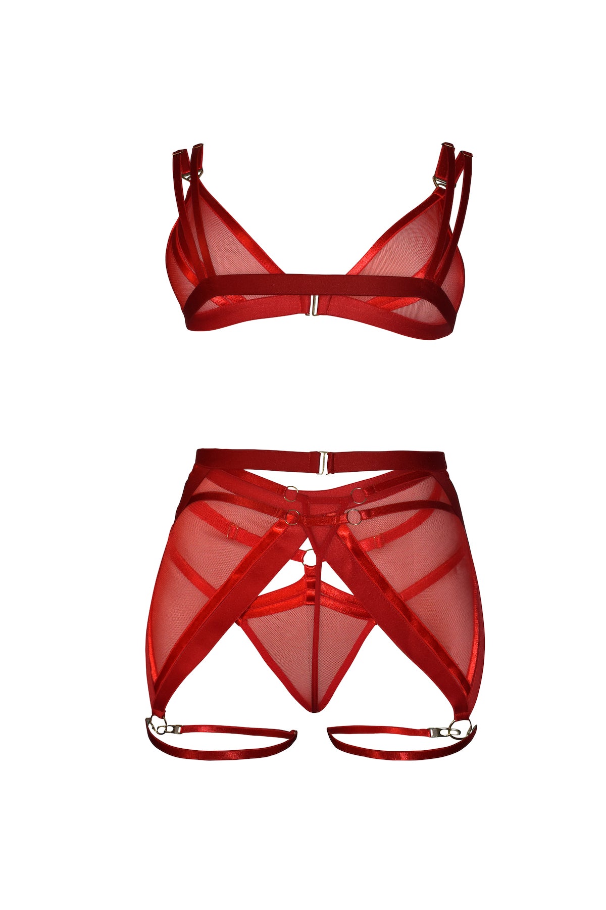 Trio Marilyn en Mallatex Rojo