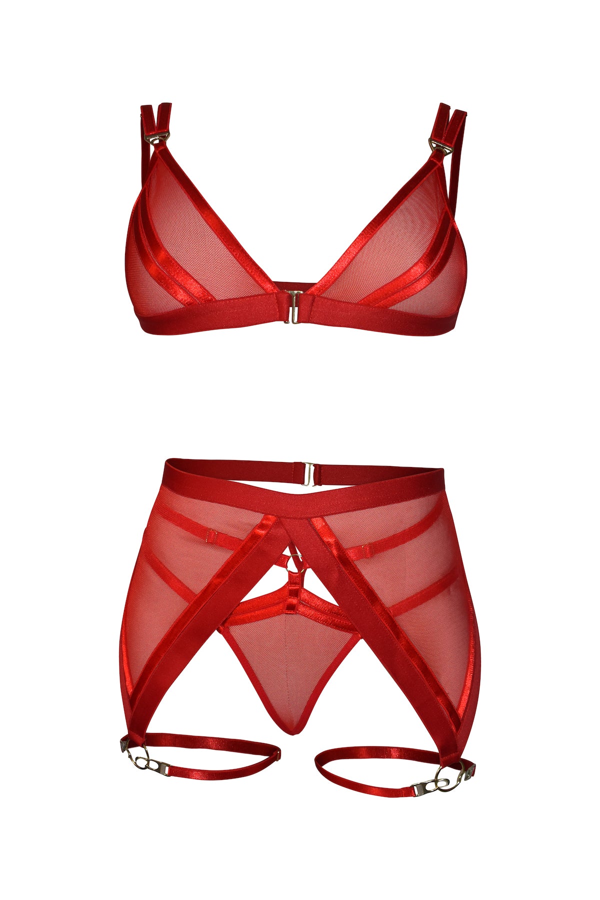 Trio Marilyn en Mallatex Rojo