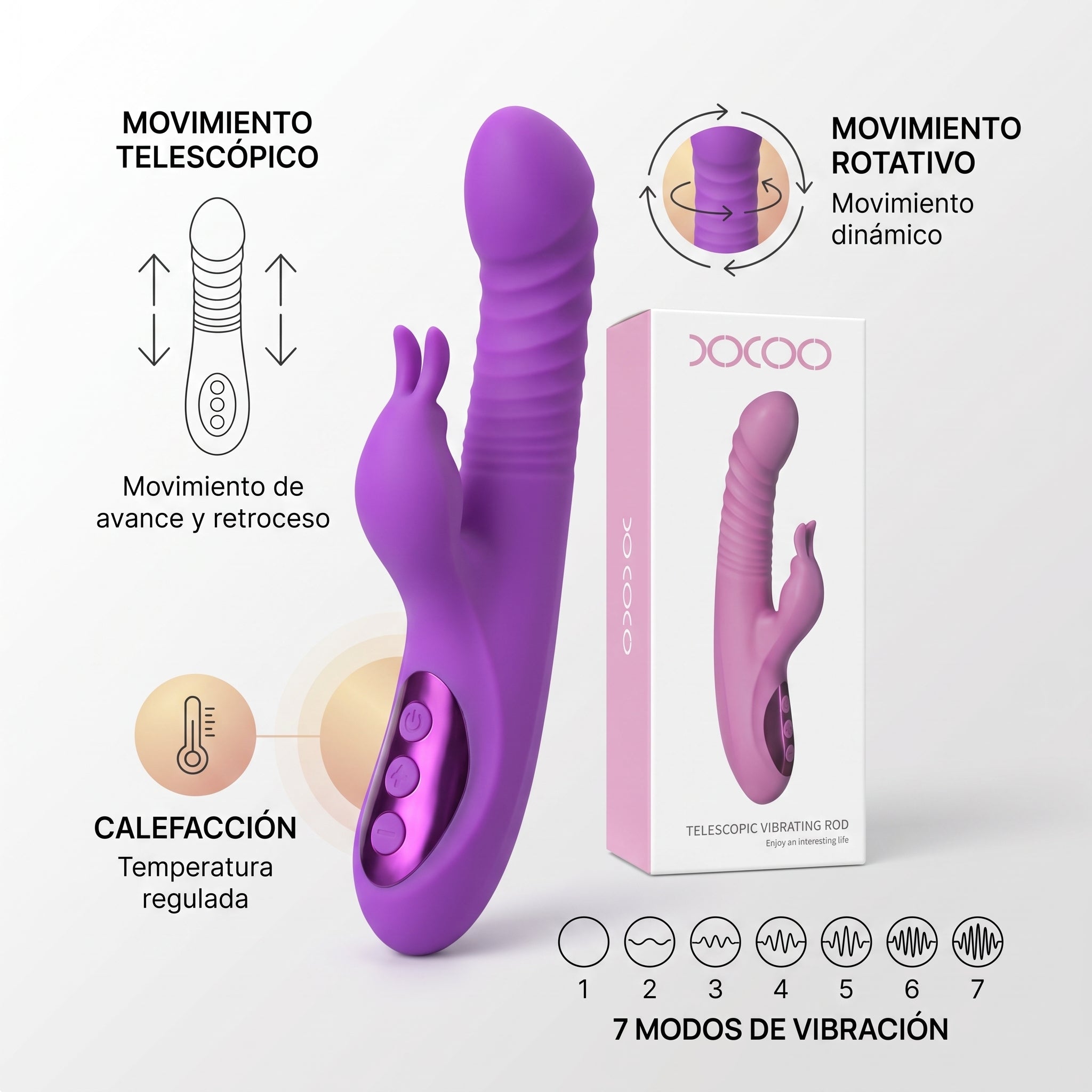 Vibrador rabbit ZD-005