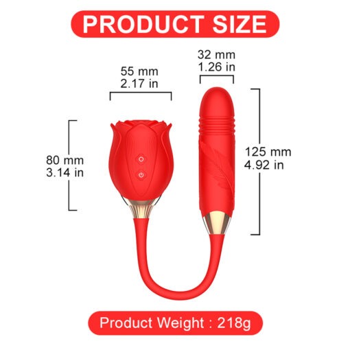 Juguete Rosa Succionadora con consolador para mujer, vibrador de empuje.
